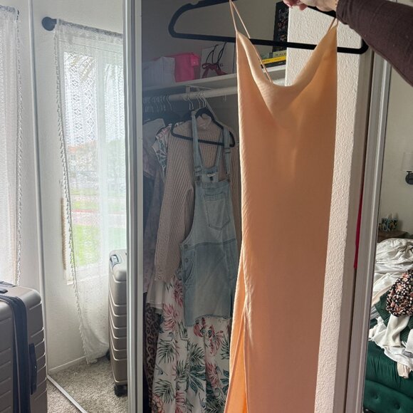 Peach Midi Dress - Picture 3 of 3